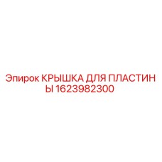 1623982300 КРЫШКА ДЛЯ ПЛАСТИНЫ Epiroc