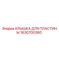 1630700360 КРЫШКА ДЛЯ ПЛАСТИНЫ Epiroc