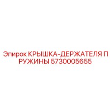 5730005655 КРЫШКА-ДЕРЖАТЕЛЯ ПРУЖИНЫ Epiroc