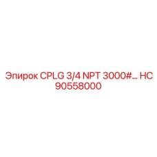 HC90558000 CPLG 3/4 NPT 3000#… Epiroc