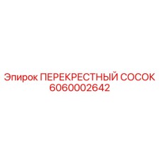6060002642 ПЕРЕКРЕСТНЫЙ СОСОК Epiroc