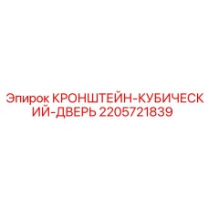 Кронштейн дверной 2205721839 для техники Epiroc