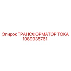 1089935761 ТРАНСФОРМАТОР ТОКА Эпирок