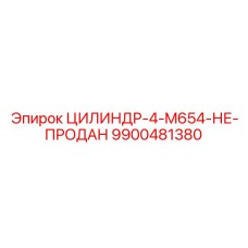 9900481380 ЦИЛИНДР-4-M654 Epiroc