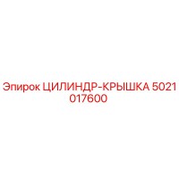 5021017600 ЦИЛИНДР-КРЫШКА Эпирок