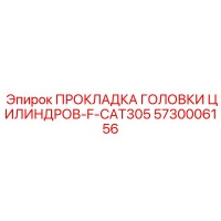 5730006156 ПРОКЛАДКА ГОЛОВКИ ЦИЛИНДРОВ-F-CAT305 Epiroc