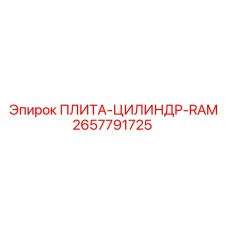 2657791725 ПЛИТА-ЦИЛИНДР-RAM Epiroc