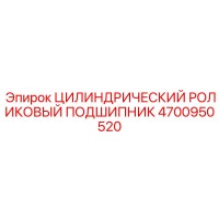 4700950520 ЦИЛИНДРИЧЕСКИЙ РОЛИКОВЫЙ ПОДШИПНИК Epiroc