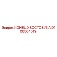 D100504519 КОНЕЦ ХВОСТОВИКА Epiroc