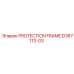 D387113-03 PROTECTION FRAME Epiroc