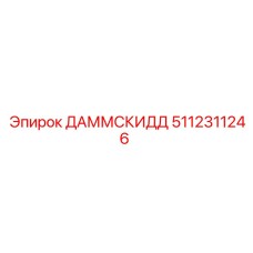 5112311246 ДАММСКИДД Epiroc
