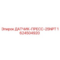 1624504920 ДАТЧИК-ПРЕСС-25NPT Epiroc