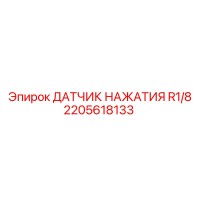 2205618133 ДАТЧИК НАЖАТИЯ R1/8 Epiroc
