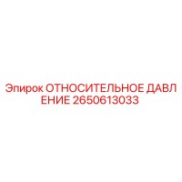2650613033 ОТНОСИТЕЛЬНОЕ ДАВЛЕНИЕ Epiroc