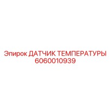 6060010939 ДАТЧИК ТЕМПЕРАТУРЫ Epiroc
