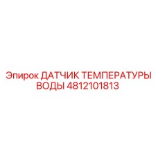 4812101813 ДАТЧИК ТЕМПЕРАТУРЫ ВОДЫ Epiroc