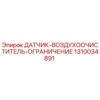 1310034891 ДАТЧИК ВОЗДУХООЧИСТИТЕЛЬ ОГРАНИЧЕНИЕ Epiroc