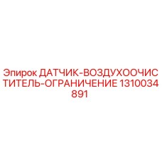 1310034891 ДАТЧИК ВОЗДУХООЧИСТИТЕЛЬ ОГРАНИЧЕНИЕ Epiroc