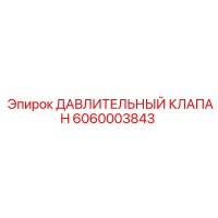 6060003843 ДАВЛИТЕЛЬНЫЙ КЛАПАН Epiroc