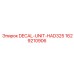 Изображение блока декалей DECAL-UNIT-HAD325 Epiroc с номером детали 1629210906