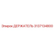 3137134800 ДЕРЖАТЕЛЬ Эпирок