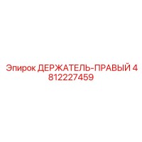 4812227459 ДЕРЖАТЕЛЬ-ПРАВЫЙ Эпирок