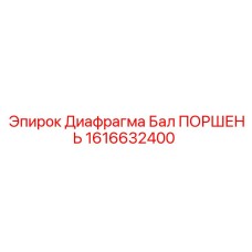 1616632400 Диафрагма Бал ПОРШЕНЬ Epiroc