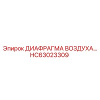 HC63023309 ДИАФРАГМА ВОЗДУХА Epiroc