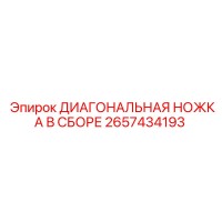 2657434193 ДИАГОНАЛЬНАЯ НОЖКА В СБОРЕ Epiroc
