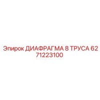 6271223100 ДИАФРАГМА 8 ТРУСА Epiroc