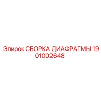 1901002648 СБОРКА ДИАФРАГМЫ Epiroc