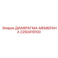 2250419100 ДИАФРАГМА-МЕМБРАНА Epiroc