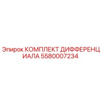 5580007234 КОМПЛЕКТ ДИФФЕРЕНЦИАЛА Epiroc