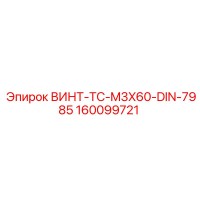 160099721 ВИНТ-TC-M3X60-DIN-7985 Epiroc