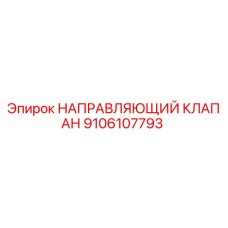 9106107793 НАПРАВЛЯЮЩИЙ КЛАПАН Epiroc