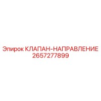 2657277899 КЛАПАН-НАПРАВЛЕНИЕ Epiroc