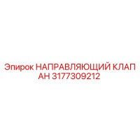 3177309212 НАПРАВЛЯЮЩИЙ КЛАПАН Epiroc