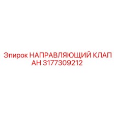 3177309212 НАПРАВЛЯЮЩИЙ КЛАПАН Epiroc