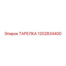 1202834400 ТАРЕЛКА Epiroc