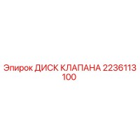 2236113100 ДИСК КЛАПАНА Epiroc