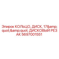 5697001551 КОЛЬЦО, ДИСК, 17