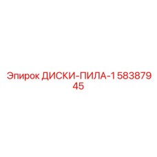 58387945 ДИСКИ-ПИЛА-1 Epiroc