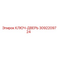 3092209724 КЛЮЧ-ДВЕРЬ Epiroc