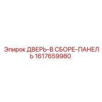 1617659980 ДВЕРЬ-В СБОРЕ-ПАНЕЛЬ | Epiroc