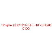 2658480100 ДОСТУП-БАШНЯ Epiroc