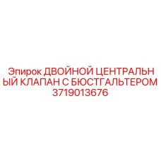 3719013676 Двойной центральный клапан с бюстгальтером Epiroc
