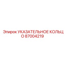 87004219 УКАЗАТЕЛЬНОЕ КОЛЬЦО Epiroc