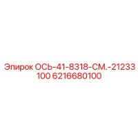 6216680100 ОСЬ-41-8318-СМ.-21233100 Epiroc
