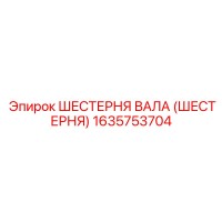 1635753704 ШЕСТЕРНЯ ВАЛА (ШЕСТЕРНЯ) Epiroc