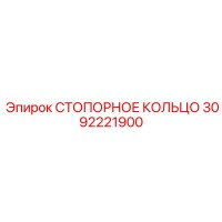 3092221900 СТОПОРНОЕ КОЛЬЦО Epiroc